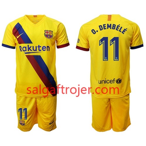 FC Barcelona Fodboldtrøjer Ousmane Dembele 11 Børn Udebanesæt 2019/20 Kort ærmer FC Barcelona Fodboldtrøjer Ousmane Dembele 11 Børn Udebanesæt 2019/20 Kort ærmer